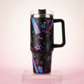 Stainless Steel Barbie Retro Pop 1200 ml Tumbler With Steel Straw