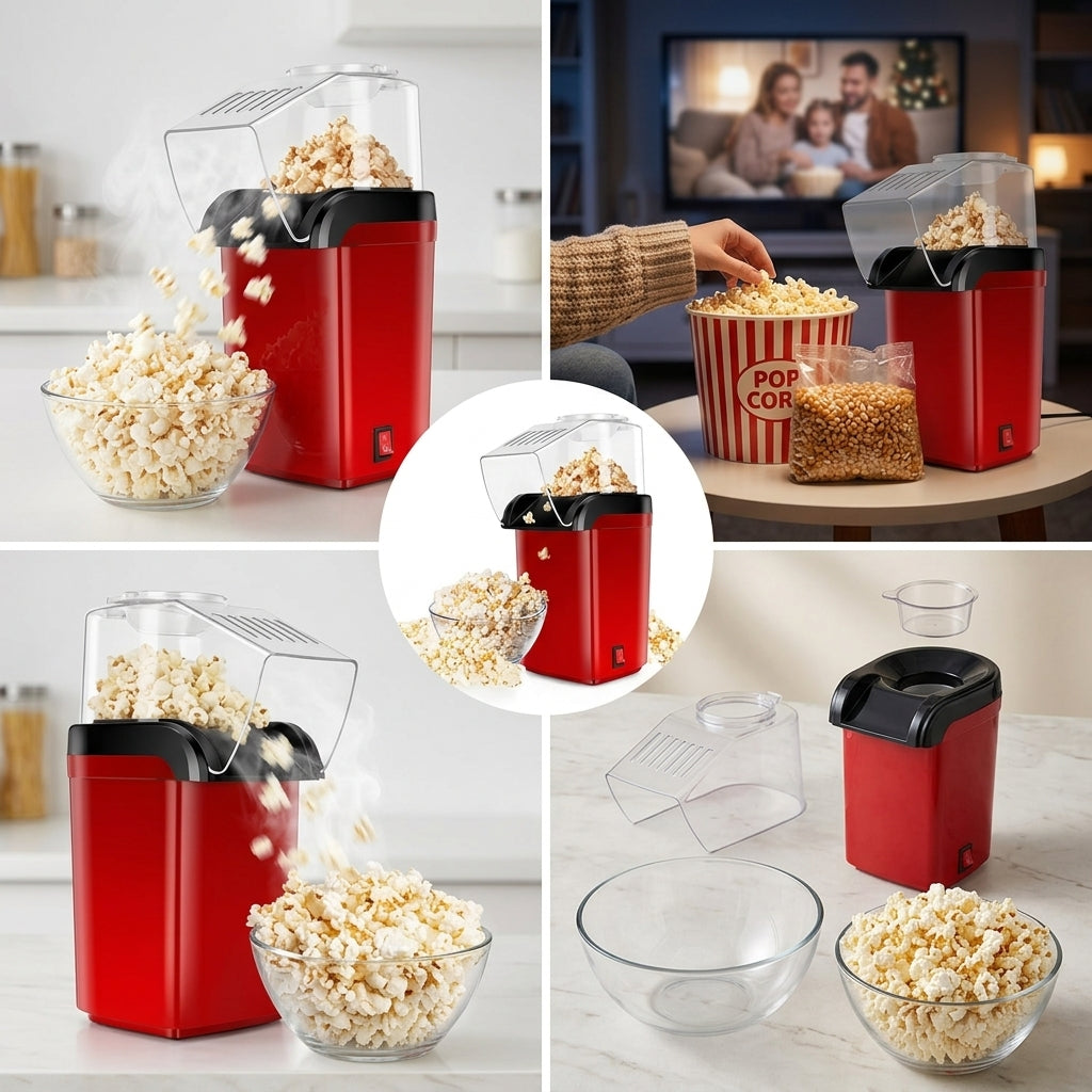 Electric Hot Air Popcorn Maker